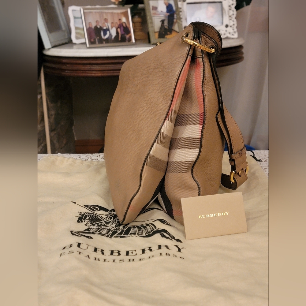 Medium Cornwall Derby House Check Hobo Shoulder Bag - Picture 5 of 8